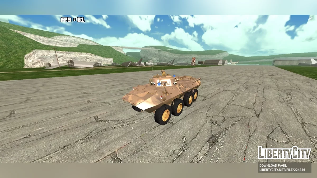 БТР-90 [Тільки DFF] / GTA San Andreas (iOS, Android)