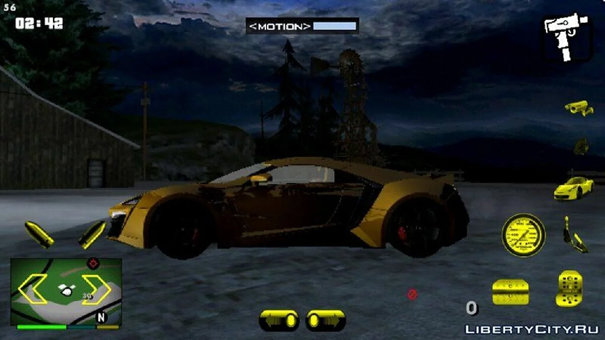 2015 Lykan Hypersport / GTA San Andreas (iOS, Android)