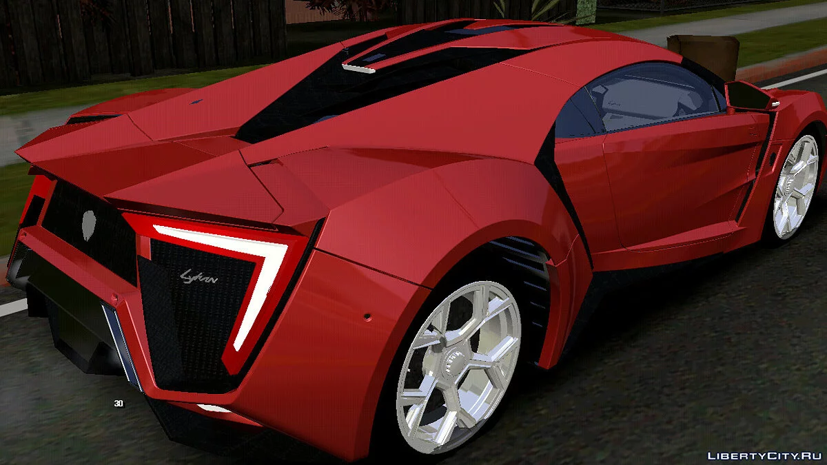 2018 Lykan Hypersports (solo DFF) / GTA San Andreas (iOS, Android)