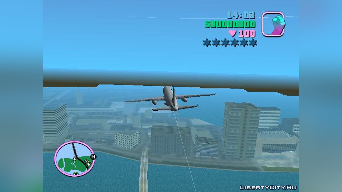 Download NFS Underground Airplane-object for GTA Vice City