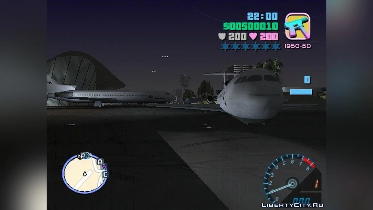 Controle de um grande avião / GTA Vice City