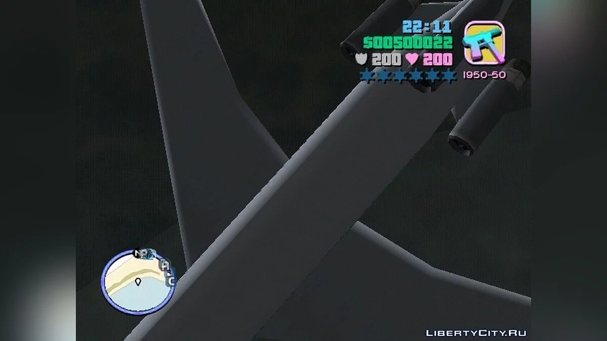 Controle de um grande avião / GTA Vice City