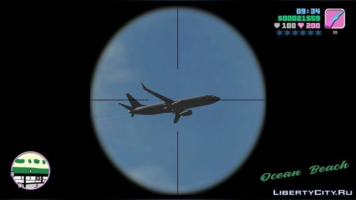 HD Flugzeug / GTA Vice City