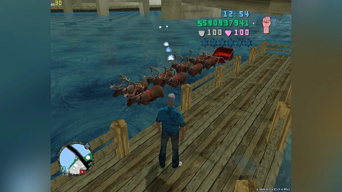 Treno voador do Papai Noel / GTA Vice City