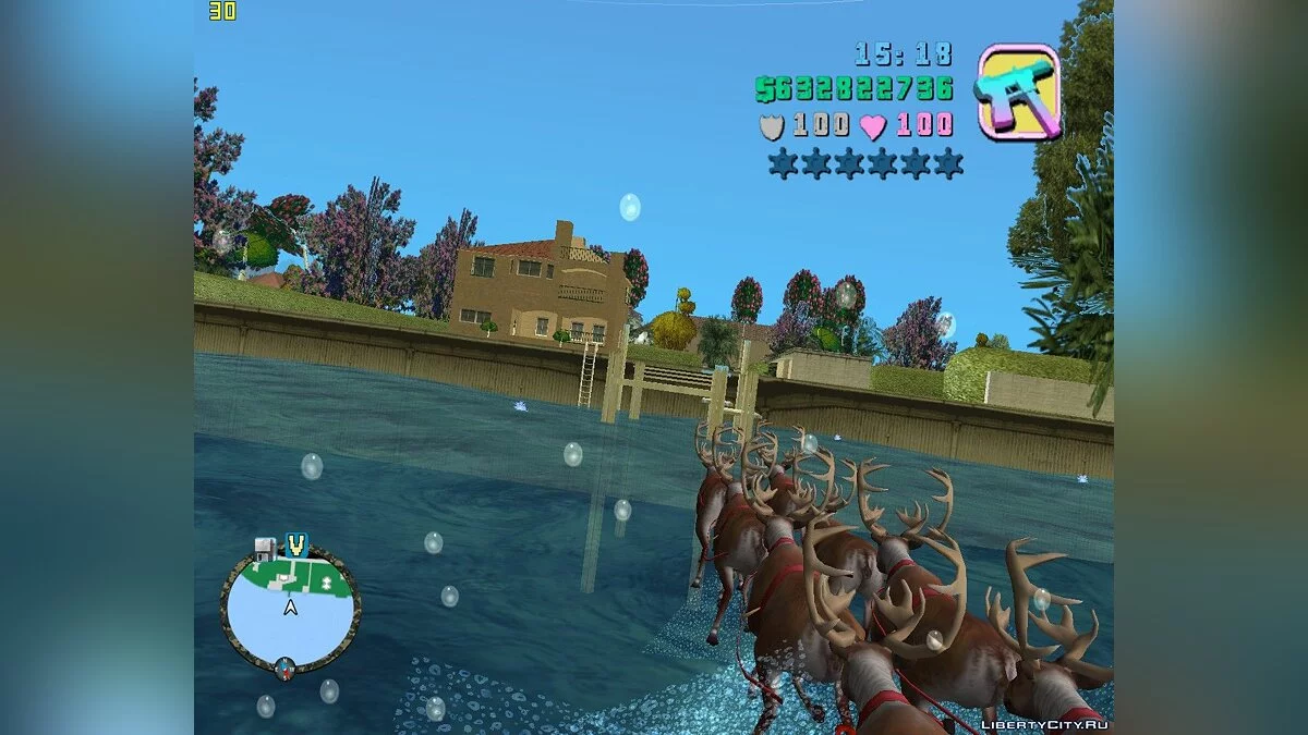 Treno voador do Papai Noel / GTA Vice City