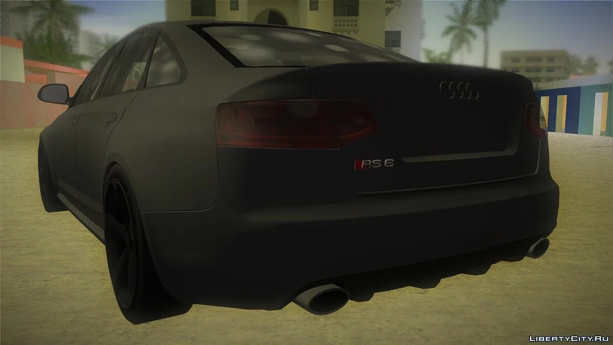 Audi RS6 W12 TT Revel Preto / GTA Vice City