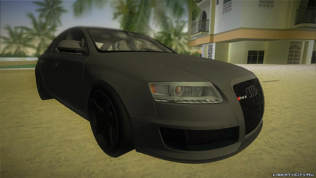 Audi RS6 W12 TT Revel Preto / GTA Vice City