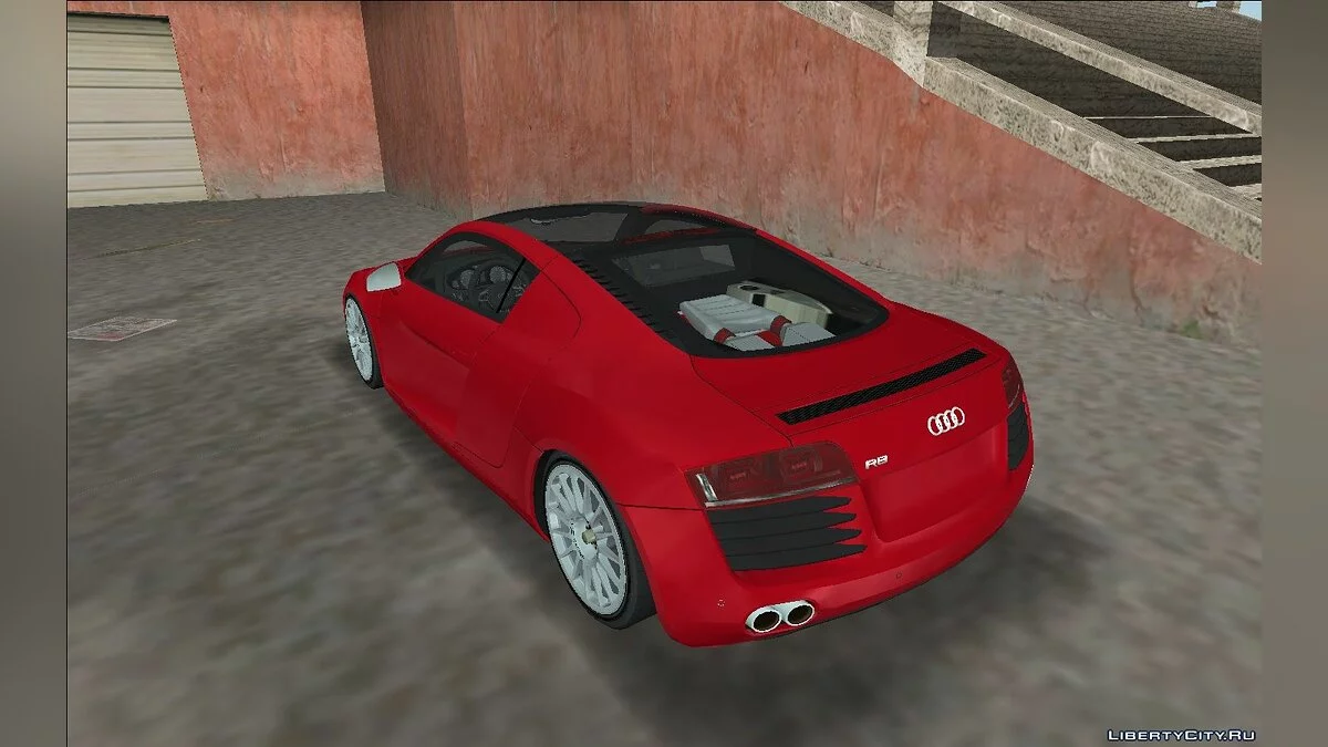 Audi R8 V12 TDI Black Revel / GTA Vice City