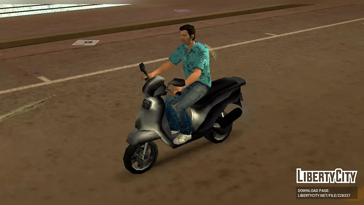 Baccio - Noodleboy Civiliano (Estilo VC + Adição MVL) / GTA Vice City