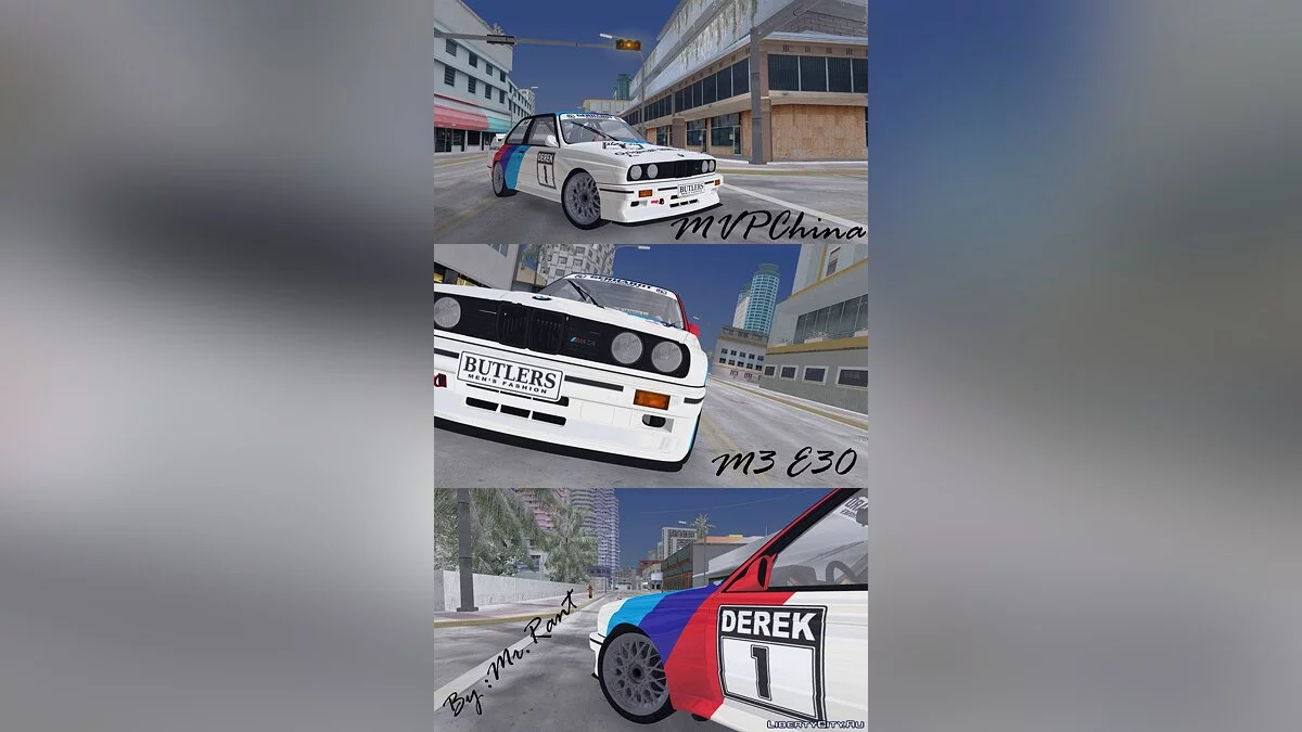BMW M3 E30 DTM المجموعة أ / جي تي إيه فايس سيتي