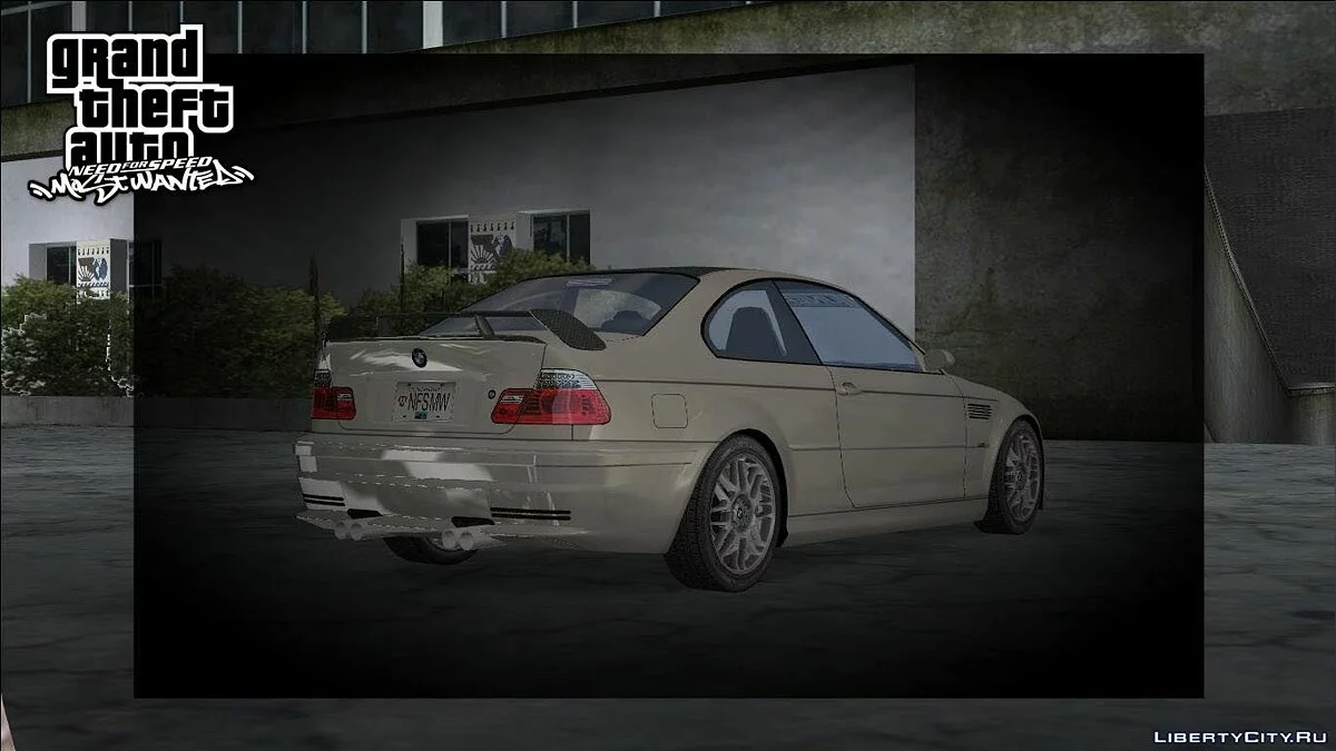 NFSMW BMW M3 GTR Rue / GTA Vice City