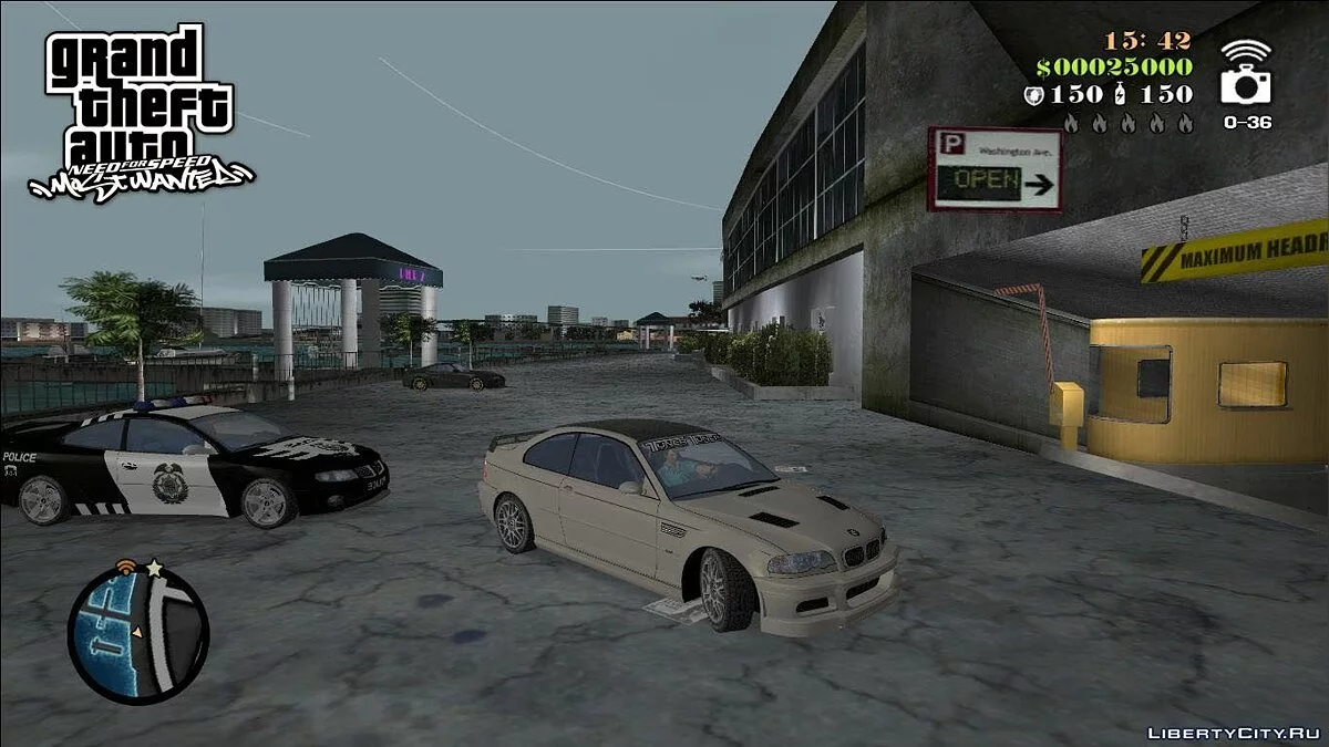 NFSMW BMW M3 GTR Rue / GTA Vice City
