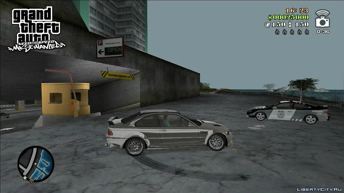 NFSMW BMW M3 GTR Rue / GTA Vice City