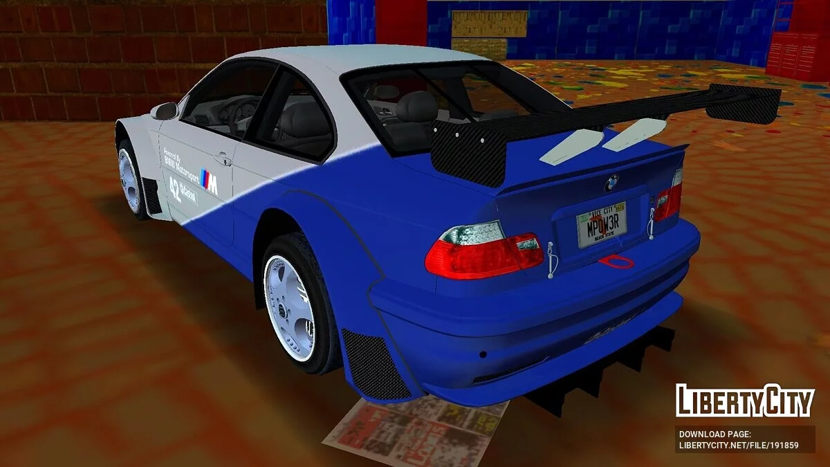 BMW M3 GTR E46 '01 (Gaya NFS MW) / GTA Vice City
