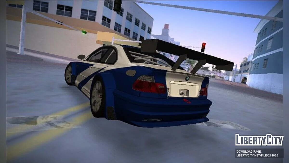 BMW M3 E46 GTR NFS MW إصدار 2004 / جي تي إيه فايس سيتي