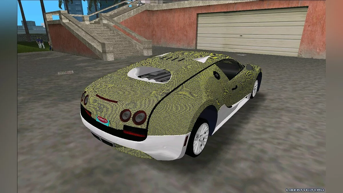 Bugatti Veyron 16.4 Grand Sport Vitesse (Personnalisation Carbone) / GTA Vice City