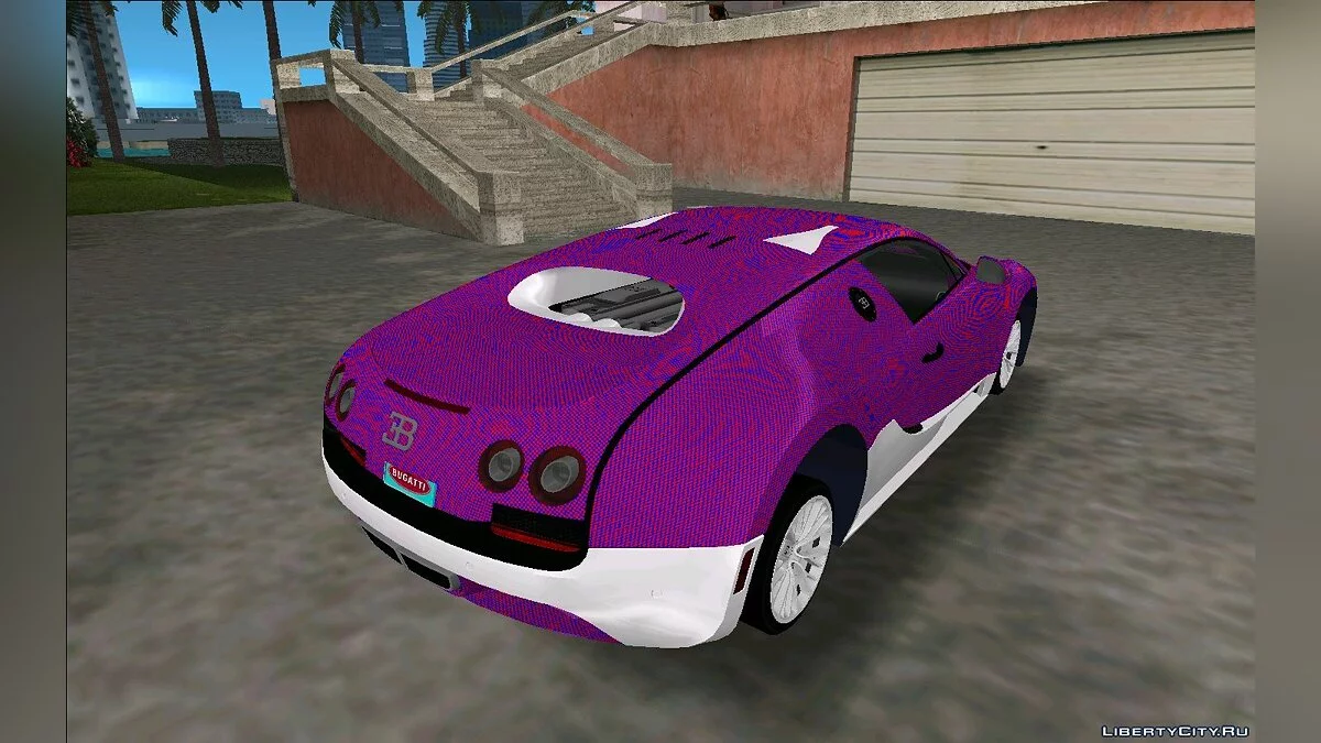 Bugatti Veyron 16.4 Grand Sport Vitesse (Personnalisation Carbone) / GTA Vice City