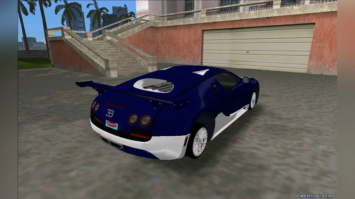Bugatti Veyron 16.4 Grand Sport Vitesse (Personnalisation Carbone) / GTA Vice City