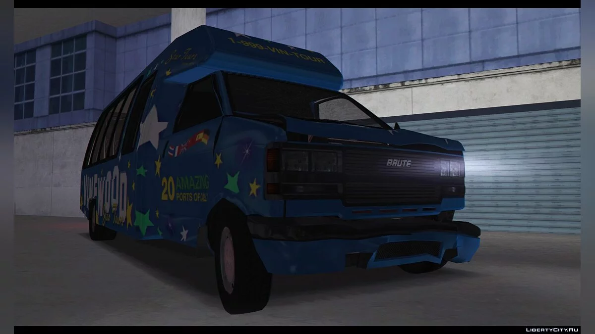 Brute Tour Bus from GTA 5 HD - Tourist Bus / GTA Vice City