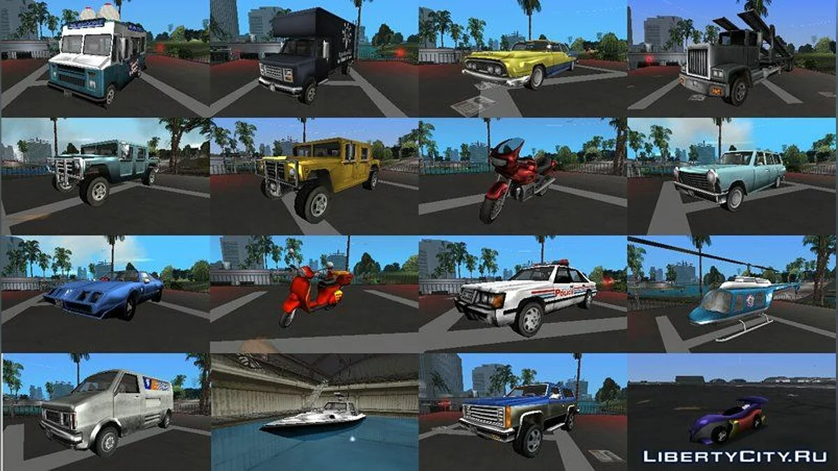 SOBB's Vice City Beta Vehicle Arsenal / GTA Vice City