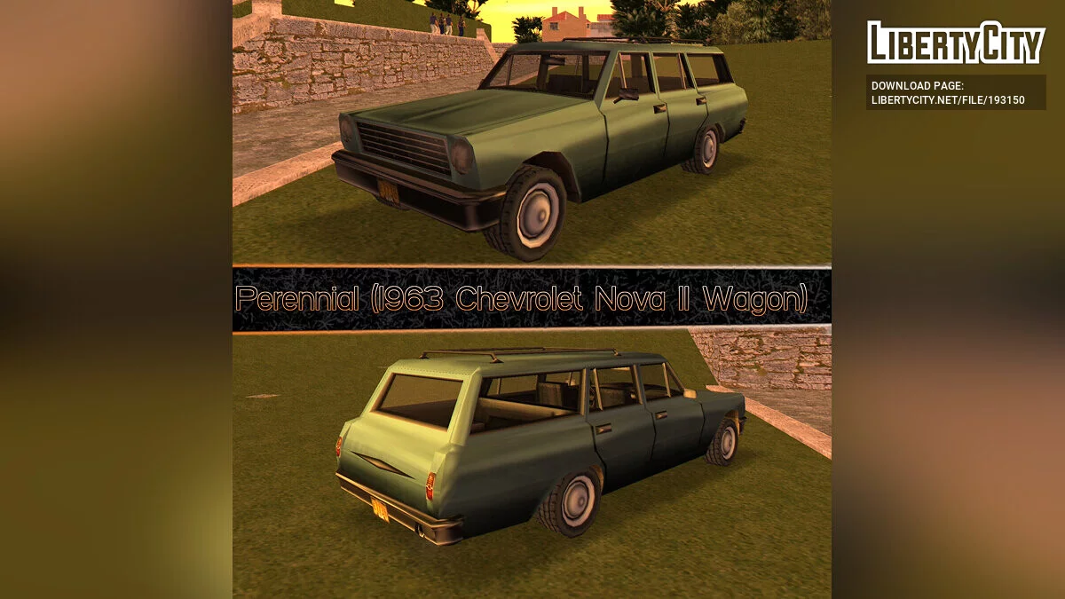 GTA VC Reimagined Vehicle Pack Ep.1: Sedans & Wagons / GTA Vice City
