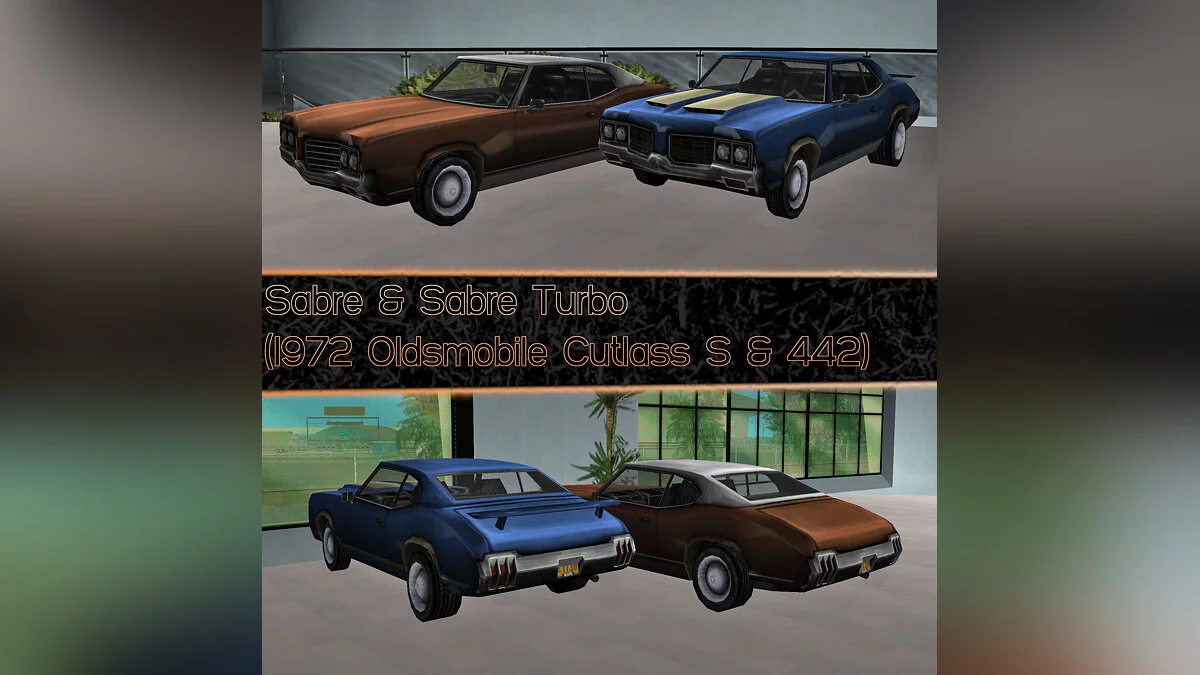 GTA VC重新构想的车辆包EP.2:2门和跑车(+ EP1 HOTFIX) / 侠盗猎车手:罪恶都市