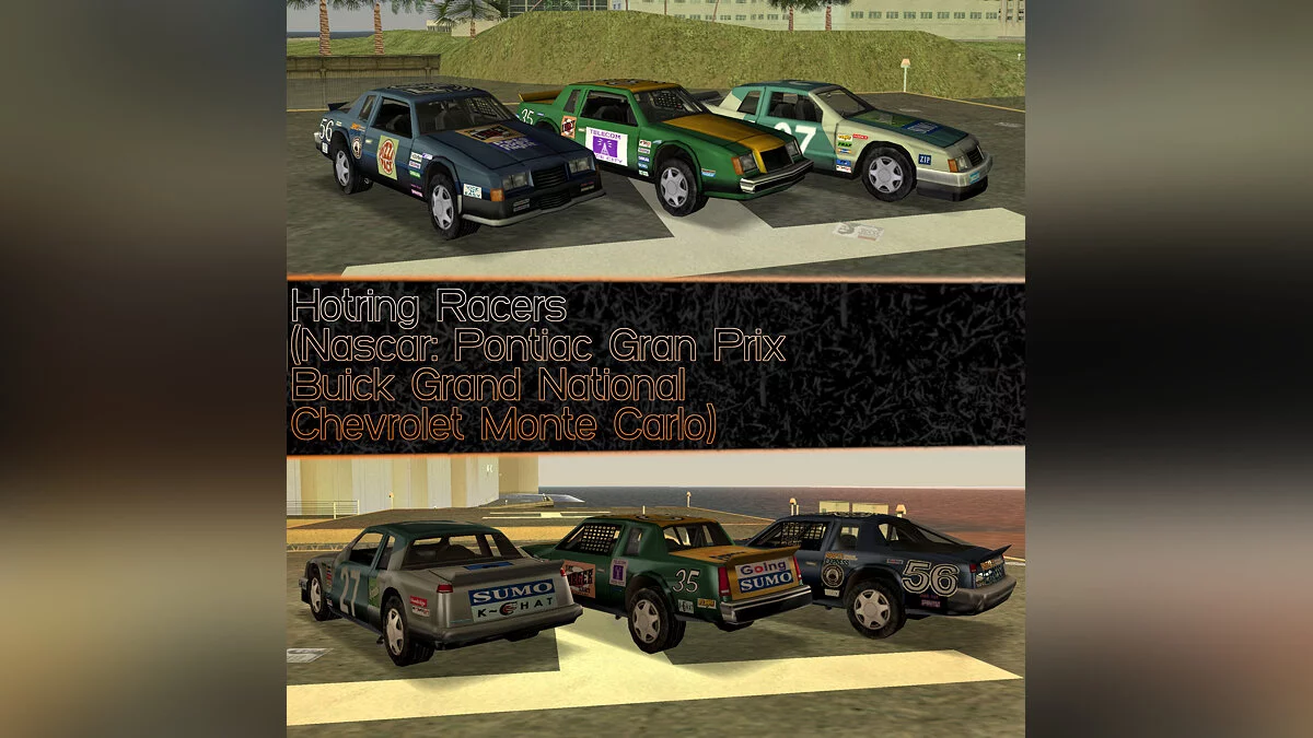 GTA VC Reimagined Vehicle Pack Ep.3: Sports & Race / GTA Vice City