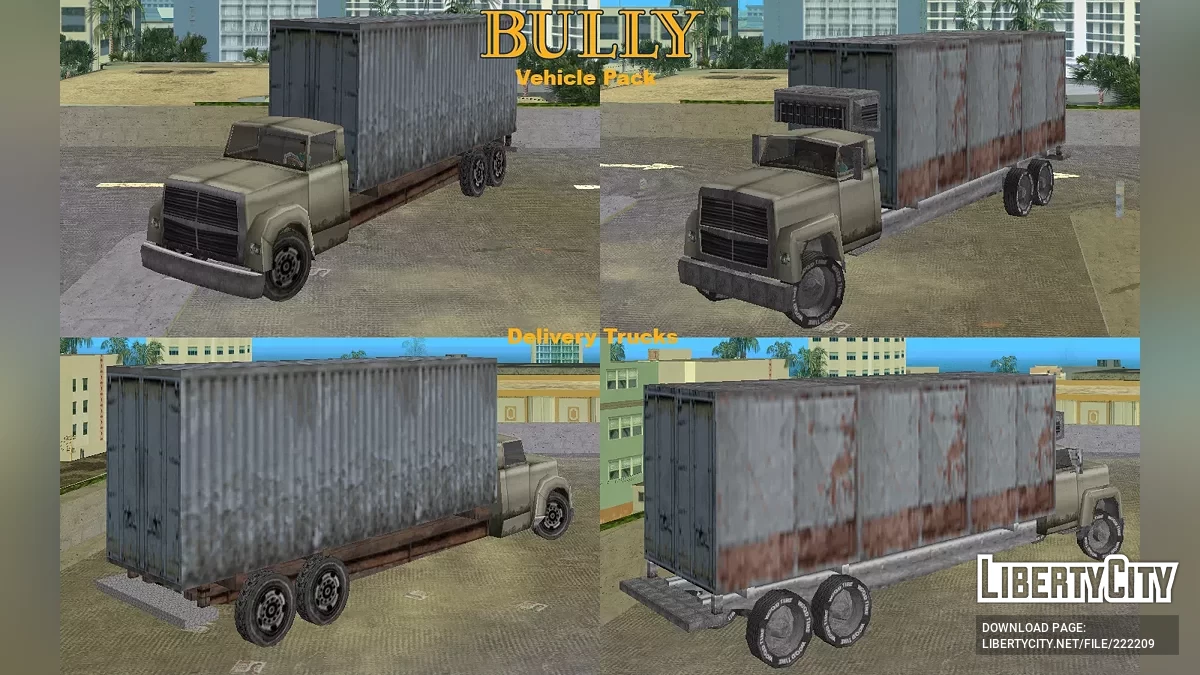 Bully Vehicle Pack / GTA Vice City