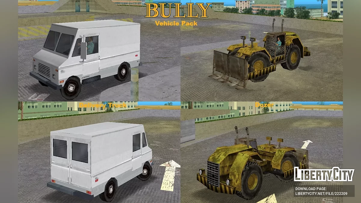 Bully Vehicle Pack / GTA Vice City