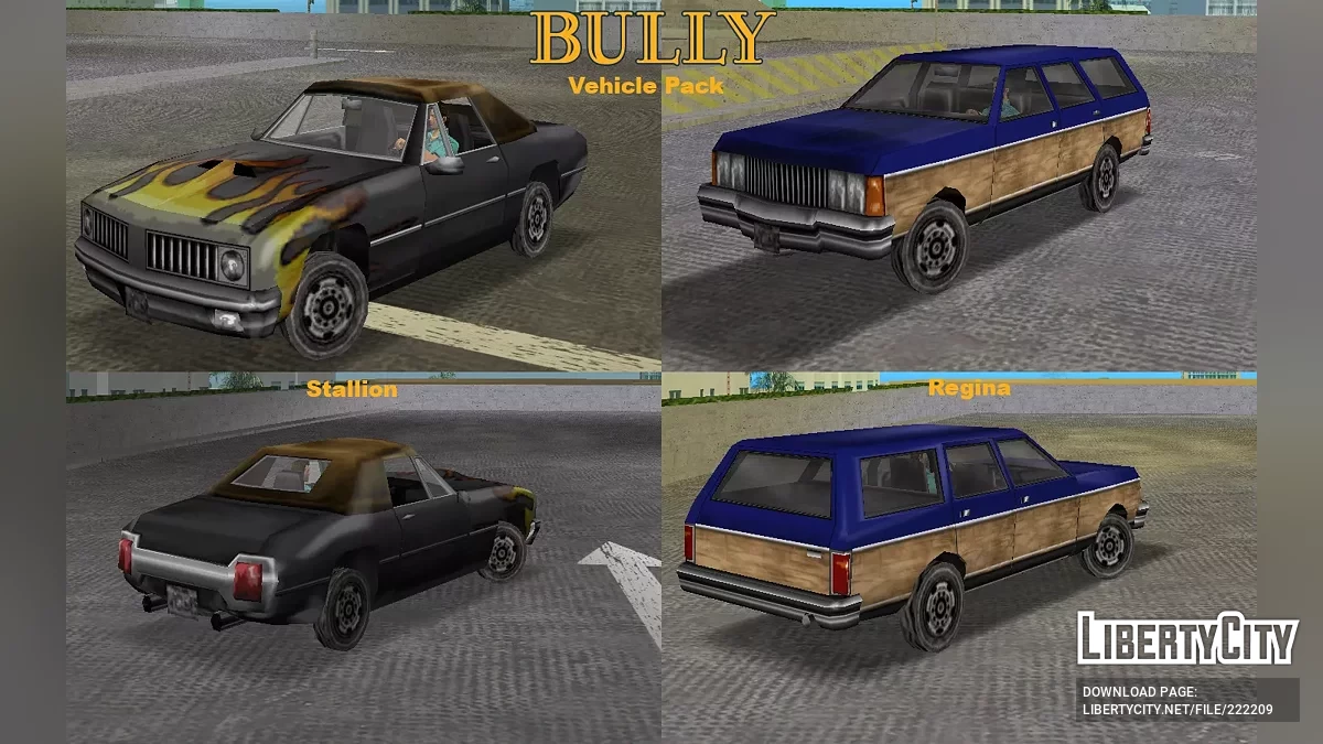 Bully Vehicle Pack / GTA Vice City