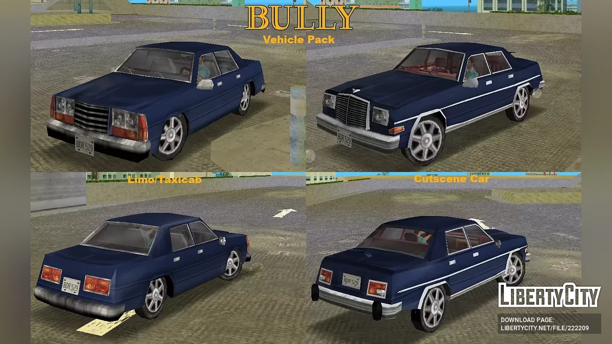 Bully Vehicle Pack / GTA Vice City