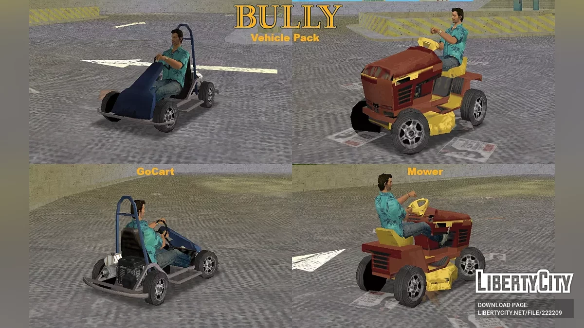 Bully Vehicle Pack / GTA Vice City