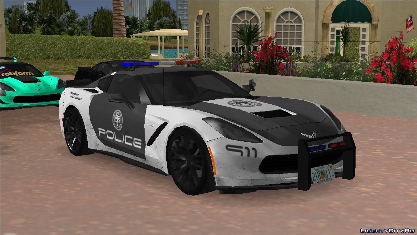 Машины опер сити. Corvette c7 Police. Chevrolet Corvette Police. Chevrolet Corvette GTA. Real Racing 3 Chevrolet Corvette.