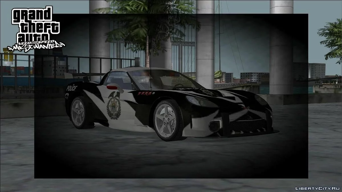 NFSMW Corvette C6 'Cross' / 侠盗猎车手:罪恶都市