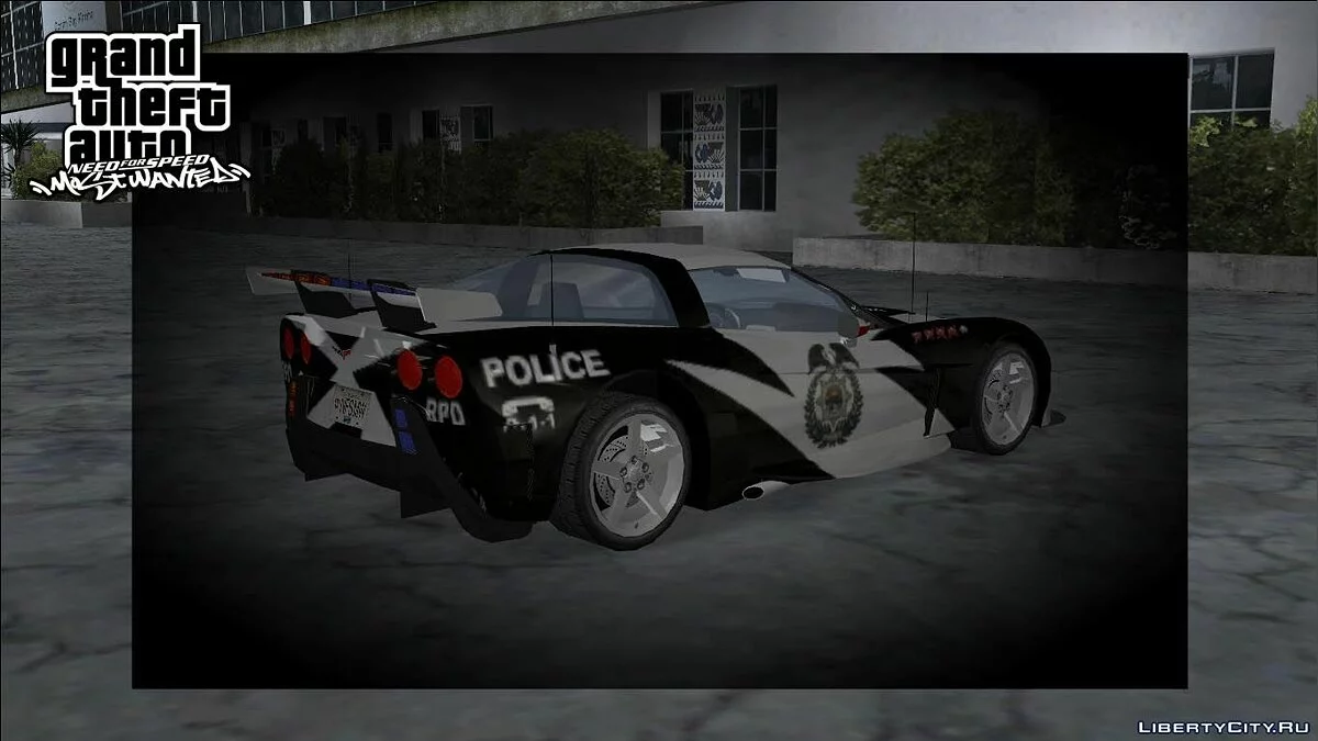 NFSMW Corvette C6 'Cross' / 侠盗猎车手:罪恶都市