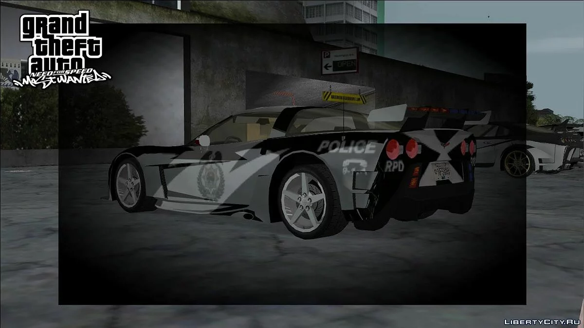 NFSMW Corvette C6 'Cross' / 侠盗猎车手:罪恶都市
