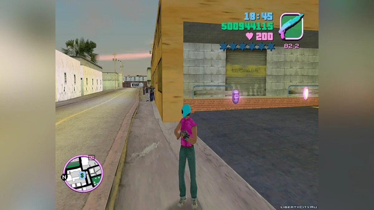 Томми в полной одежде байкера   / GTA Vice City