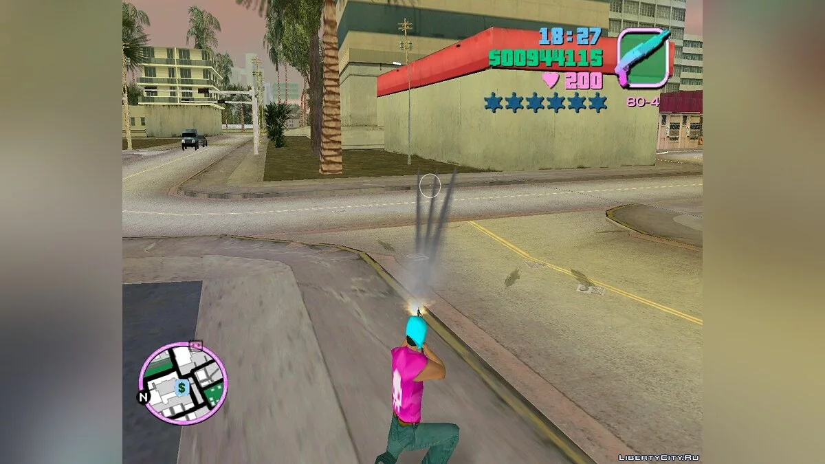Томми в полной одежде байкера   / GTA Vice City