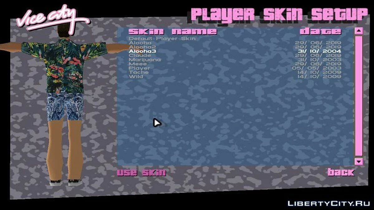 Hawaiian Clothing / GTA Vice City