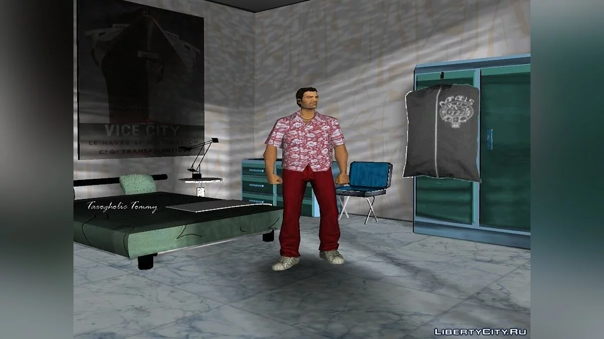 Tommy Melancólico e Taxogholic / GTA Vice City