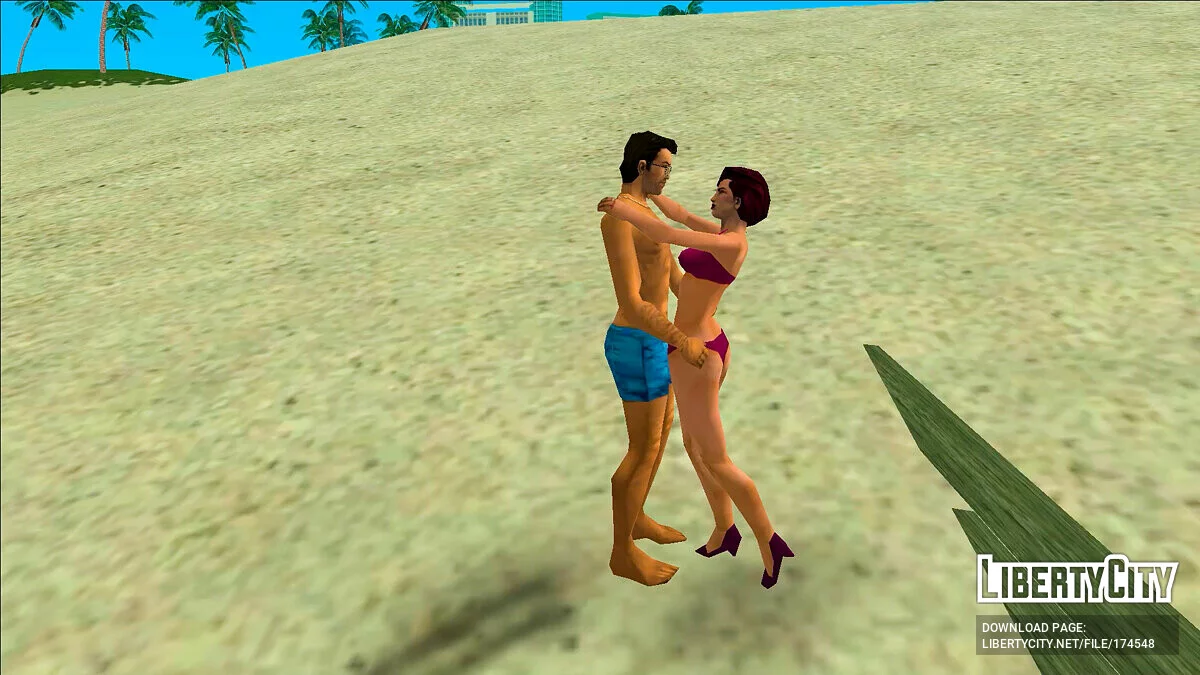 Томмі в пляжних шортах / GTA Vice City