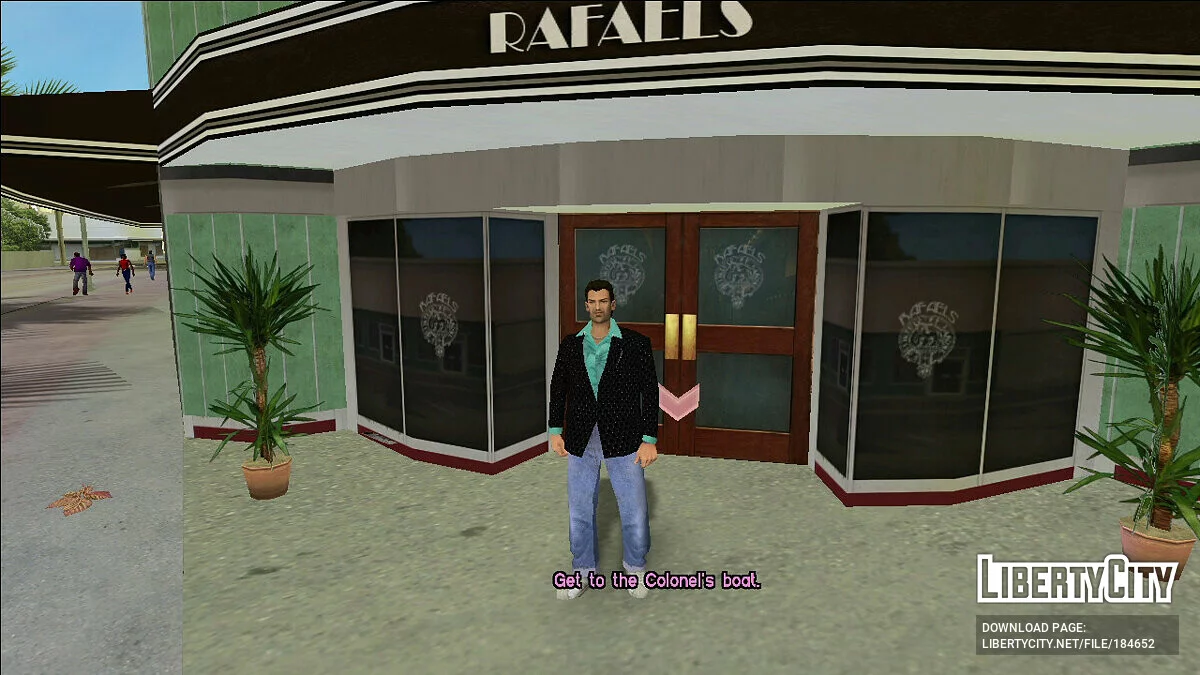Tommy Vercetti з додатковим пальто в гавайському вбранні / GTA Vice City