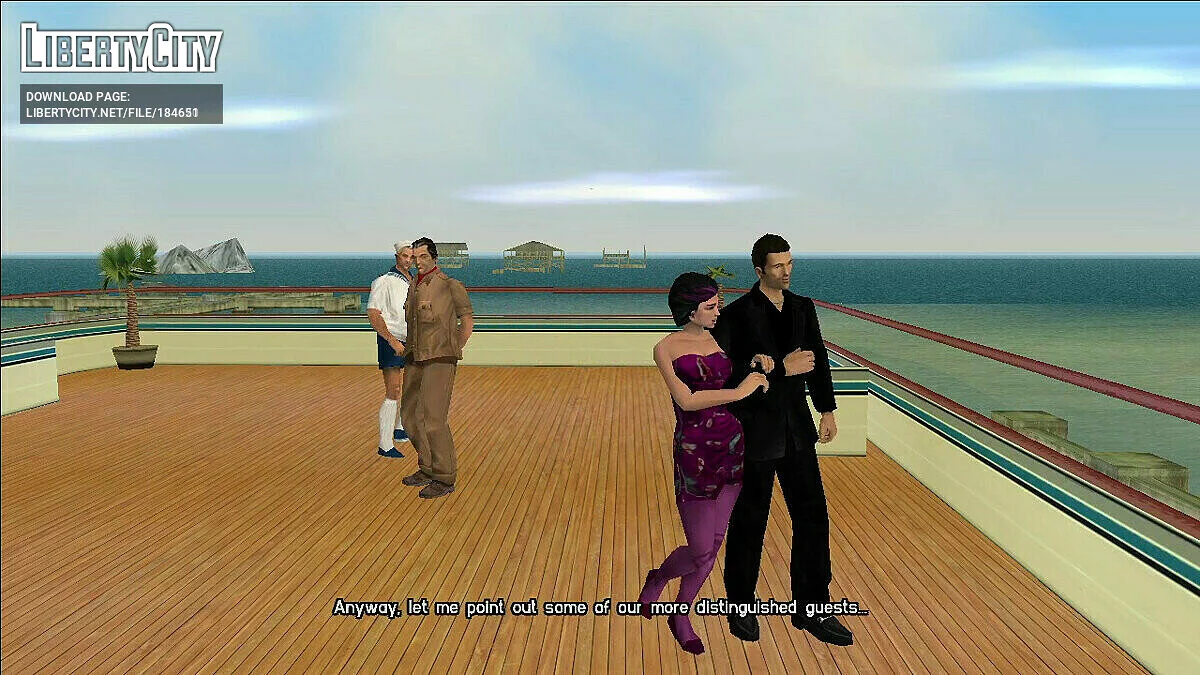 Томмі Версетті з додатковим пальто в гавайській сорочці / GTA Vice City