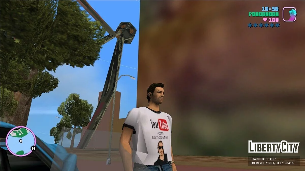 T-Shirt „Sergej Simonow“ / GTA Vice City