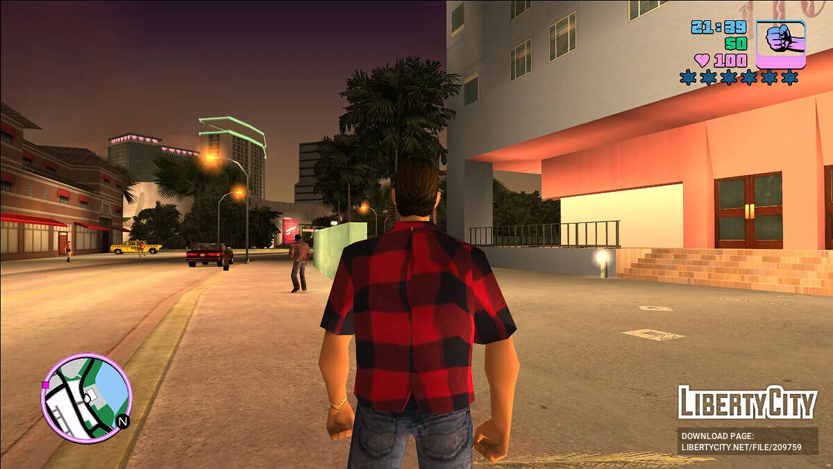 Tommy Vercetti Flanel Gömlekle / GTA Vice City