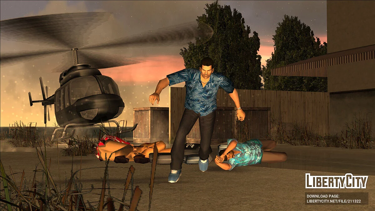 Modern palm shirts for Tommy / GTA Vice City