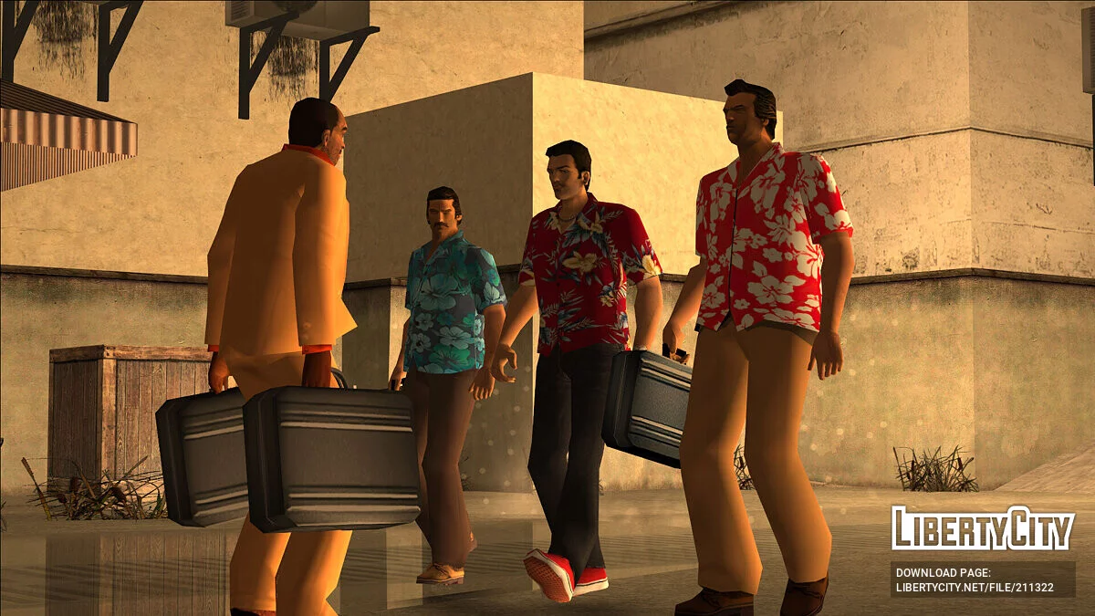 Modern palm shirts for Tommy / GTA Vice City