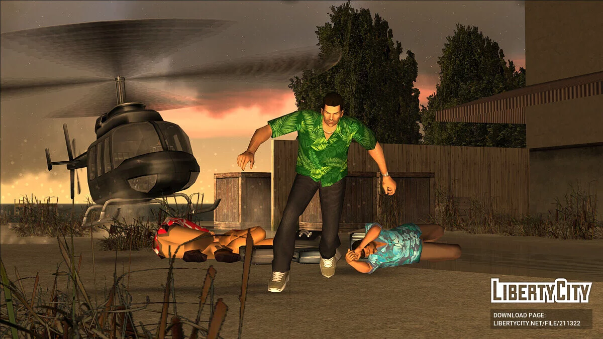 Modern palm shirts for Tommy / GTA Vice City