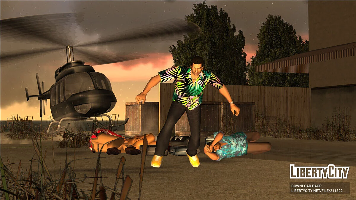 Modern palm shirts for Tommy / GTA Vice City