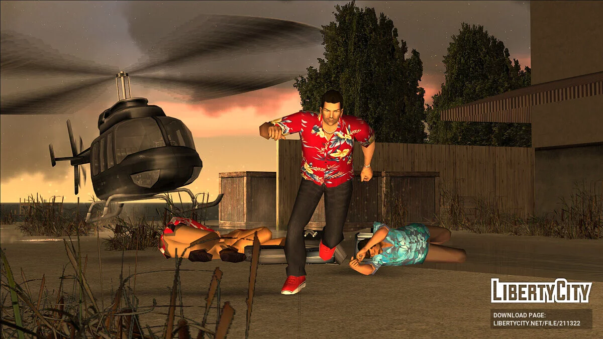 Modern palm shirts for Tommy / GTA Vice City